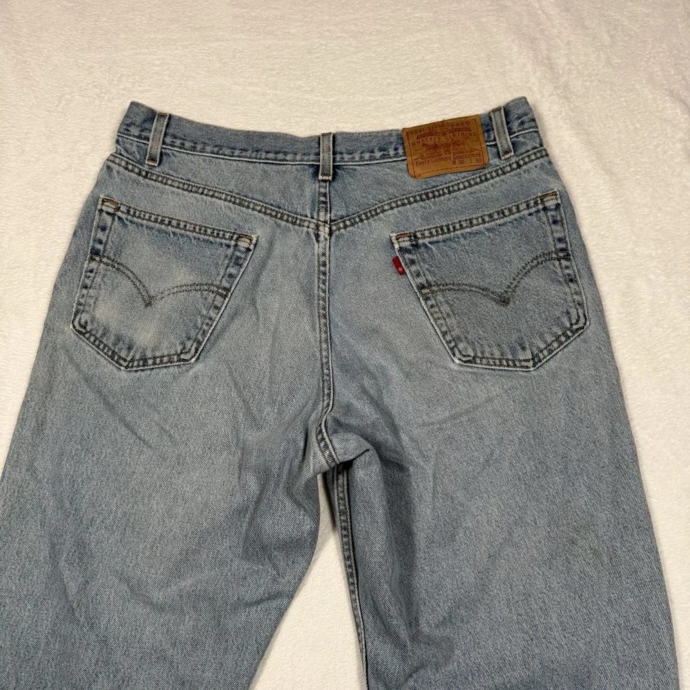 Levis Jeans Mens 36(34)x30 Blue Relaxed Fit‎ Straight Leg Vintage